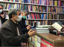 محمود احمدی نژاد: حداد عادل قبل از انقلاب دست فرح را می‌بوسید، بعد از انقلاب سوپر حزب‌اللهی شد/ فیلـــم