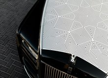 حکاکی با لیزر، روی کاپوت رولزرویس فانتوم