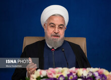 روحانی: از الان پیروزی ملت ایران را در روزهای شنبه و یکشنبه هفته بعد تبریک می‌گویم/ آقای آمریکا! رشد ما منفی شش‌دهم درصد است