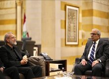 دیدار لاریجانی با نخست‌وزیر لبنان
