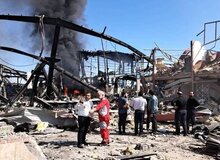 جزییات آتش‌سوزی در شهرک صنعتی شمس‌آباد
