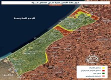 ارتش اسرائیل: در غزه پیشروی کردیم+نقشه 