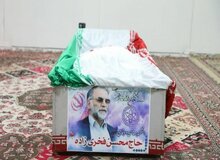 فیلم / مراسم تشییع پیکر مطهر شهید محسن فخری زاده در تهران